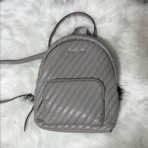 Michael Kors Quilted Backpack in Gray